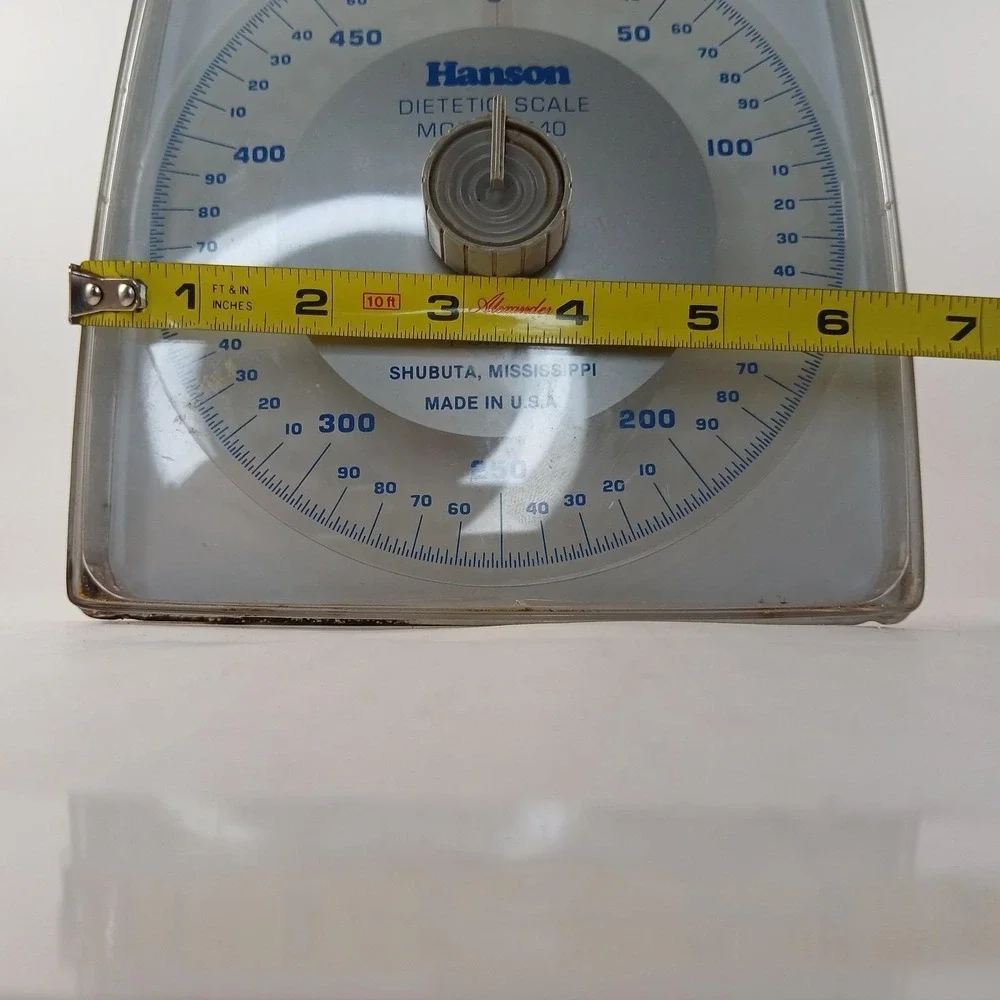 Vintage  Hanson‎ Model 1440 500 Gram Dietetic Scale Country Kitchen Decor